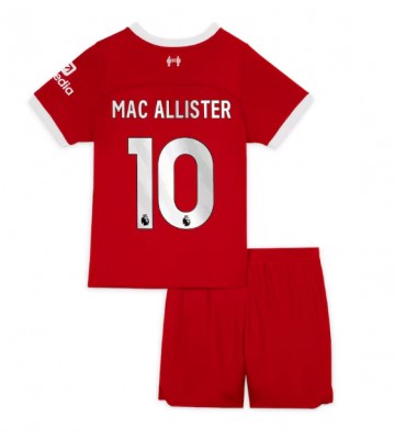 Liverpool Alexis Mac Allister #10 Replica Home Stadium Kit for Kids 2023-24 Short Sleeve (+ pants)